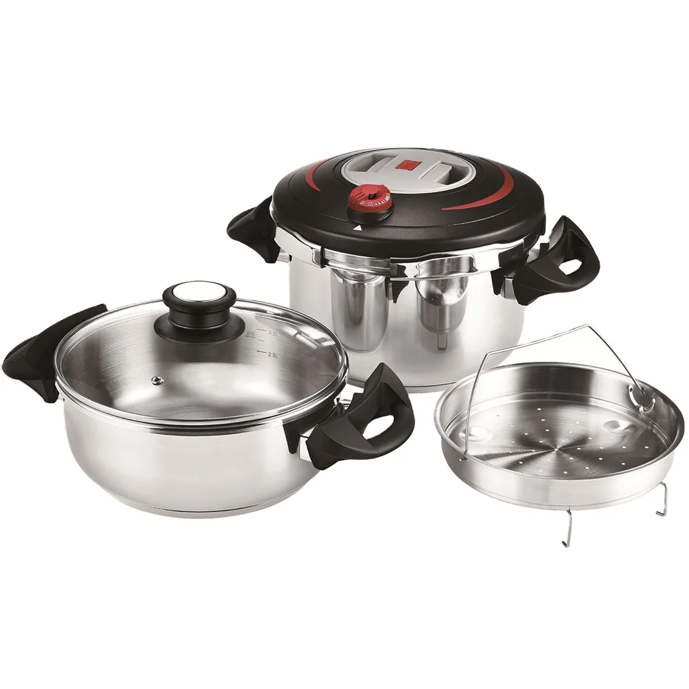 Multisetting Pressure Cooker And Canner With Stainless Steel Pressure