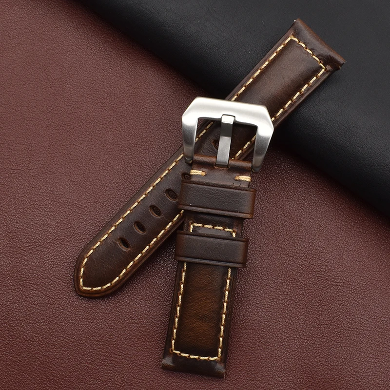 Wholesale Funky Leather 23 mm Watches Band 4850.30.37_K0016774