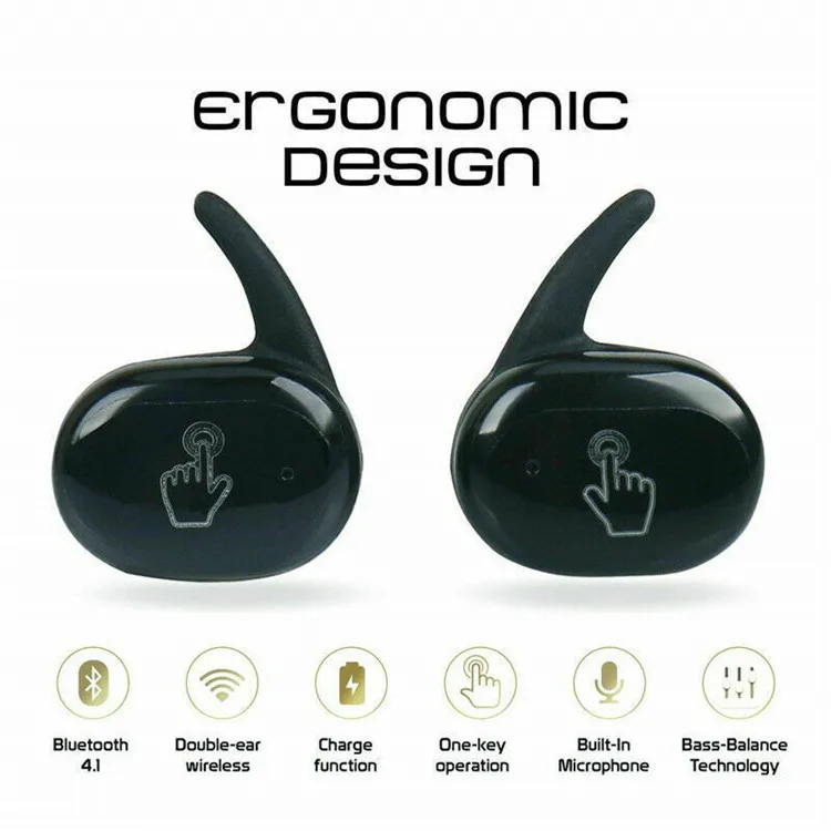 TWS4 Bluetooth 5 Wireless Headset Headphone tws 4 earphone Mini earphone for Android All Smartphone