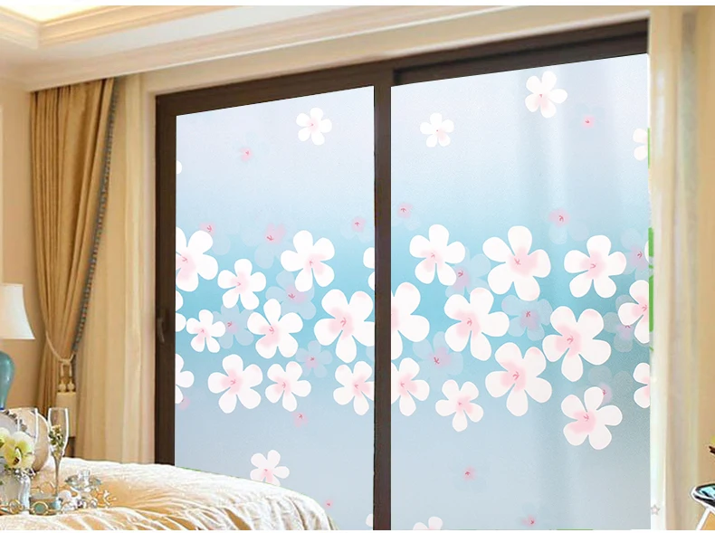 1 Roll Frosted Privacy Frost Home Bedroom Bathroom Glass Window Film Sticker Co 