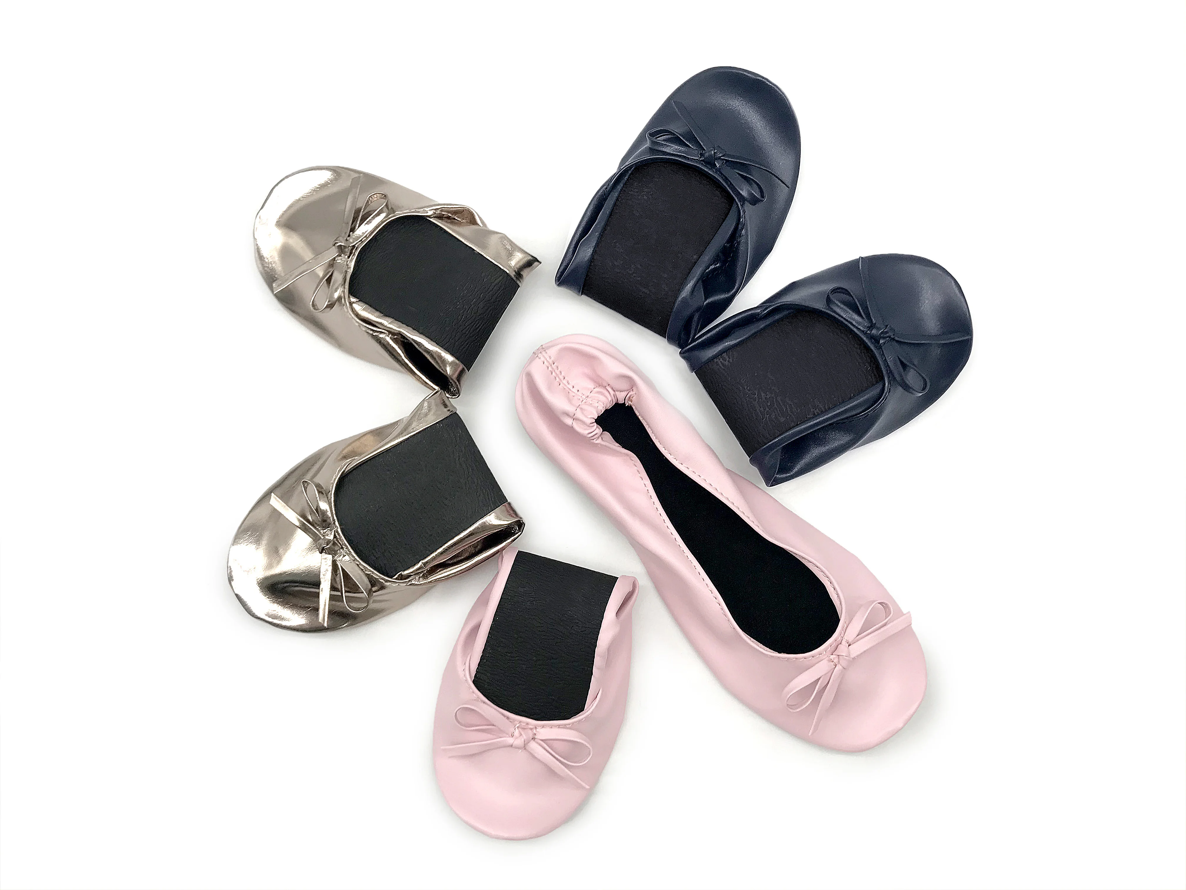 folding flat shoes