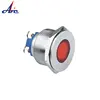 IN52 PA66,IP67 Blue color LED indicator 25mm anti-vandal push button switch with 50000H lamp life LED pilot lamp