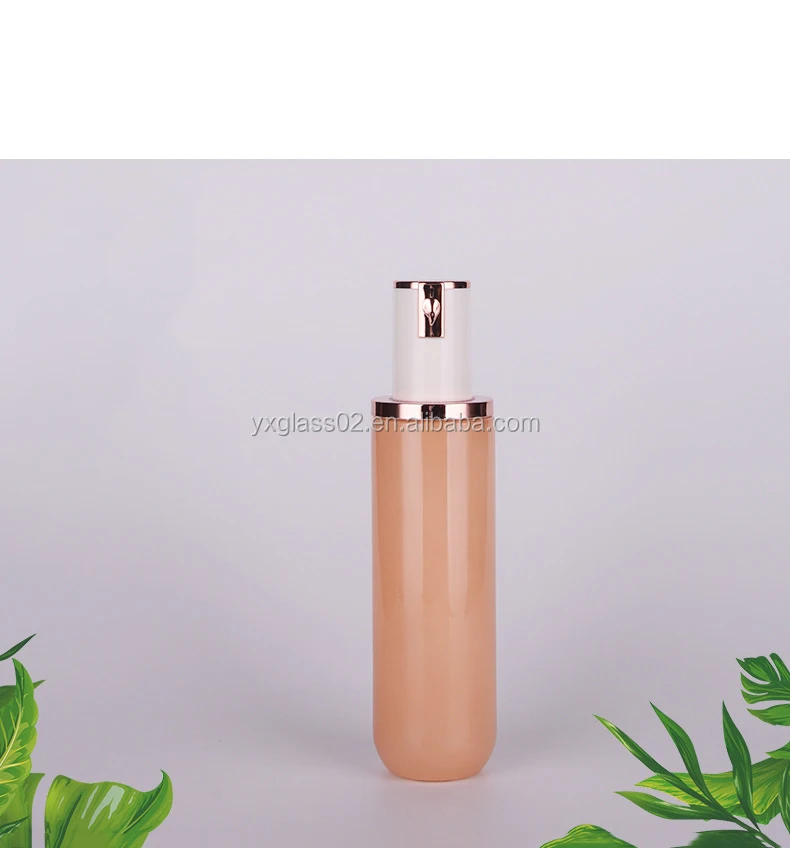 Cosmetic glass bottle set skincare container manufacturer  packaging glass bottle manufacture