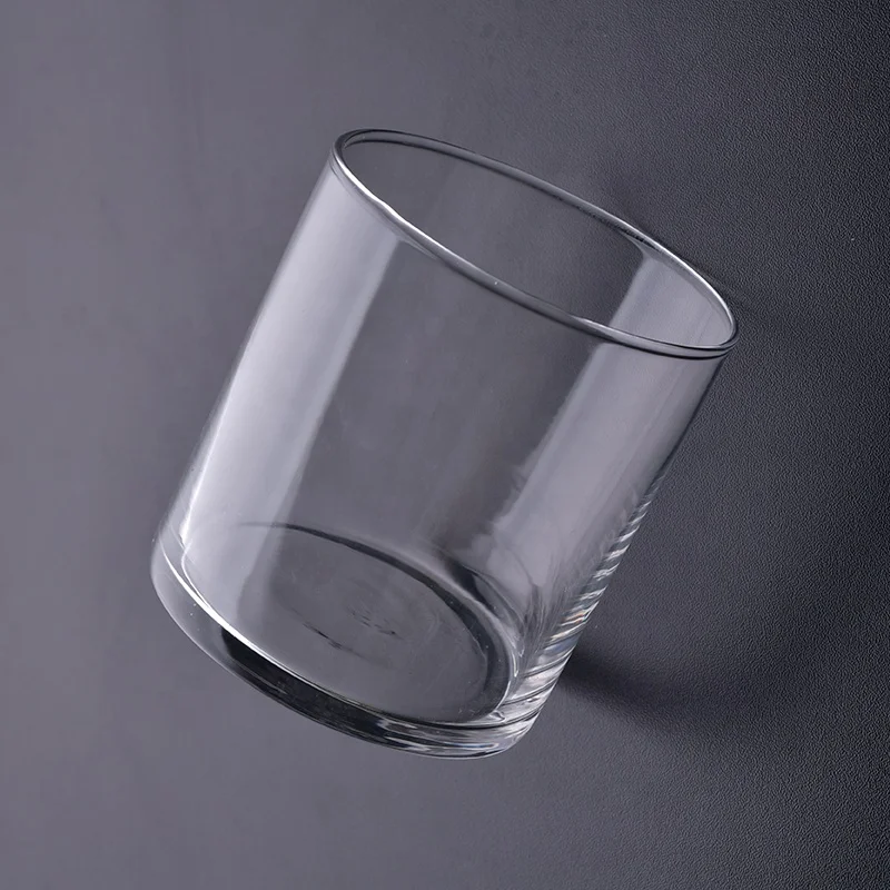 Clear handmade candle holder glass votive candle jar home decorative factory