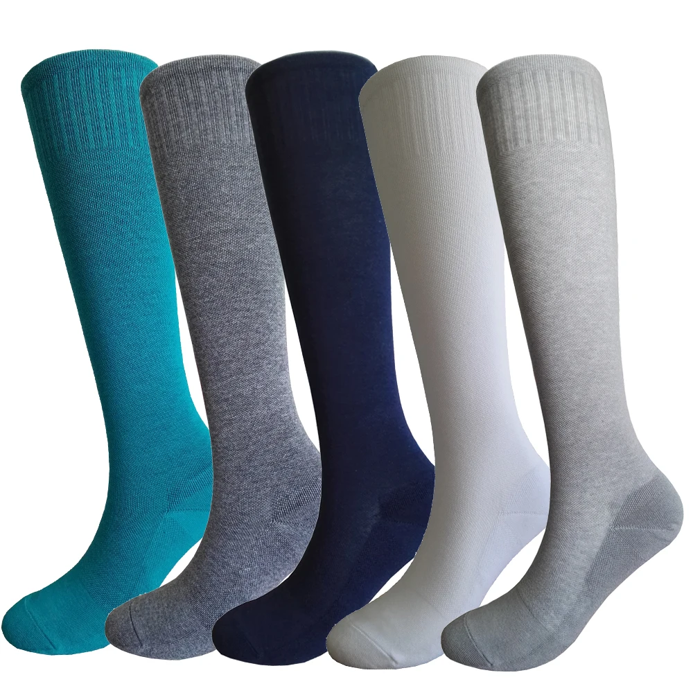 Spring Mens Knee Cotton Medical Graduated Compression Socks Verpleger