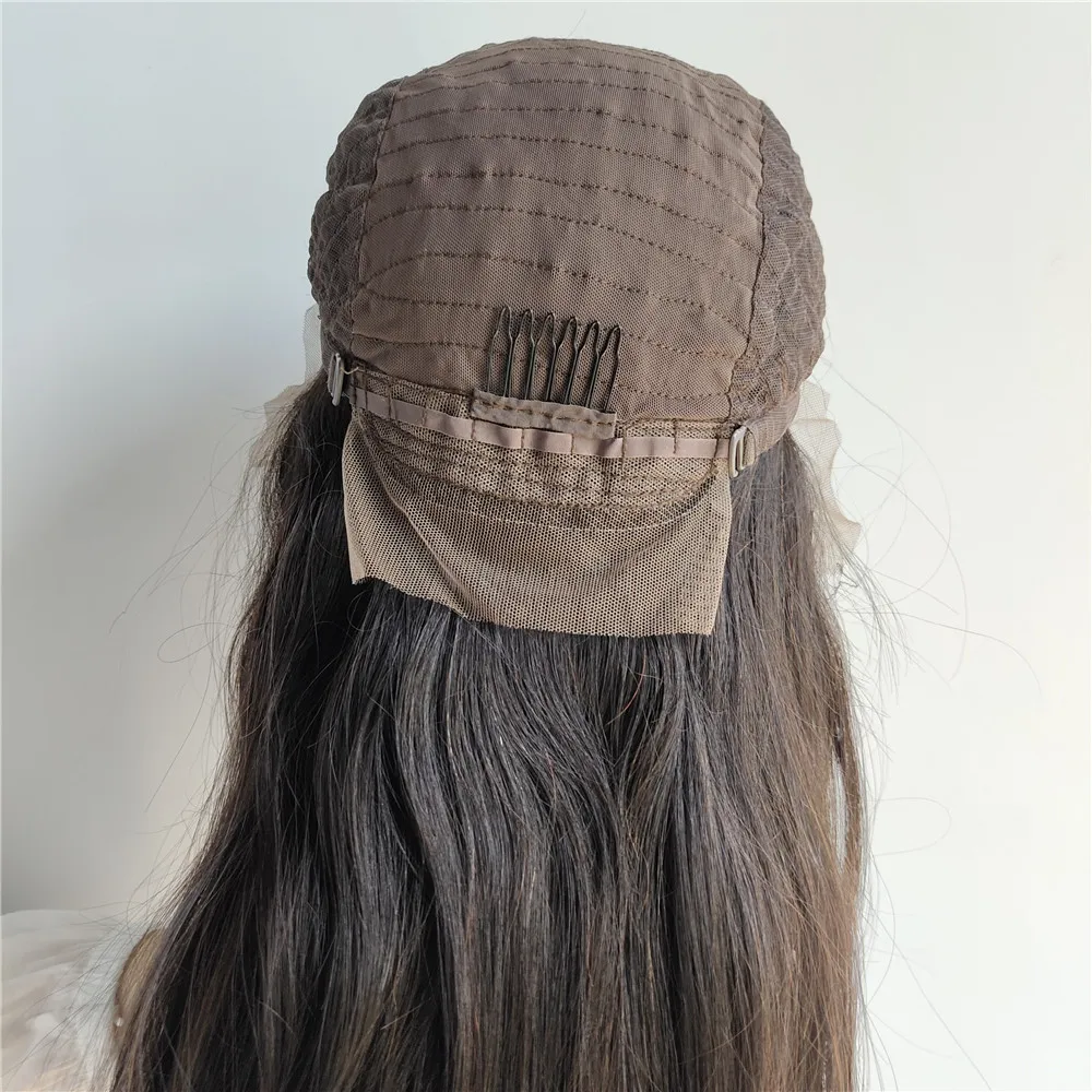 Natural color 13*4 lace frontal human hair wigs