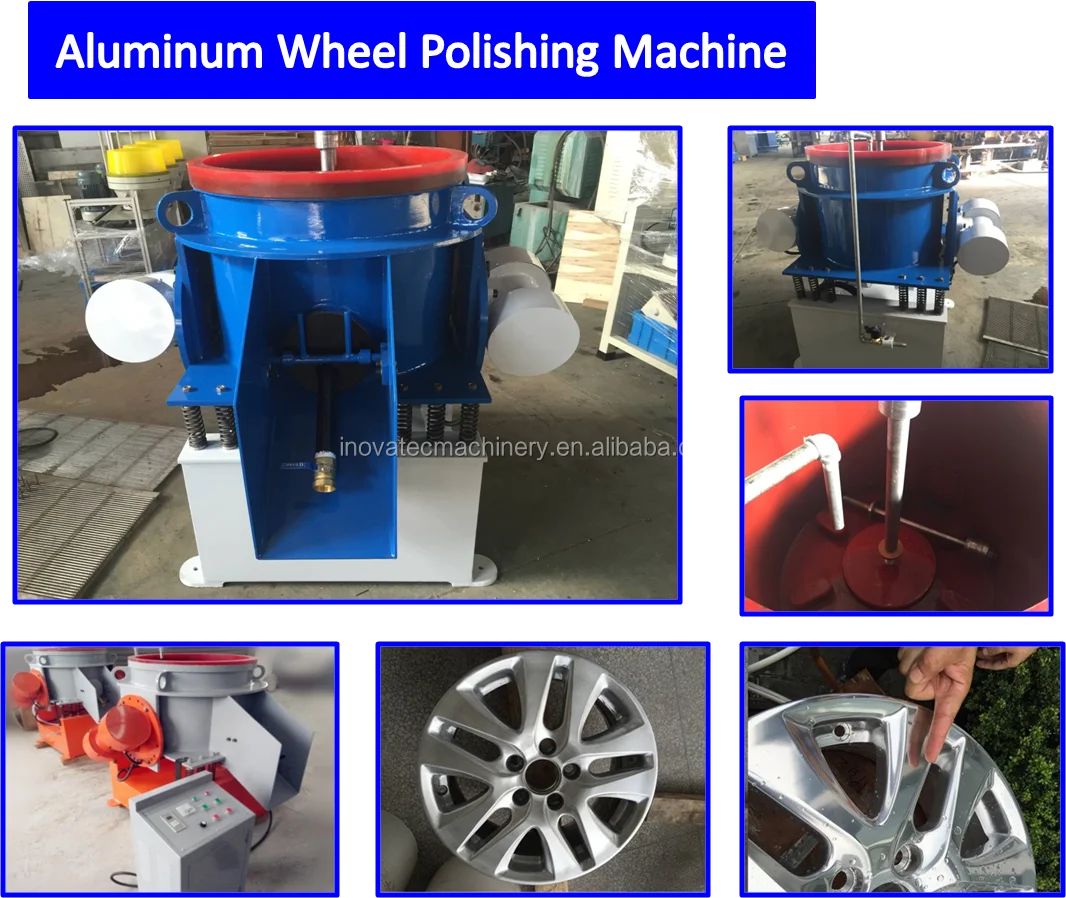 Automatic Aluminium Alloy Wheel Polishing Machine Ceramic Polishing Machine Alloy Wheel