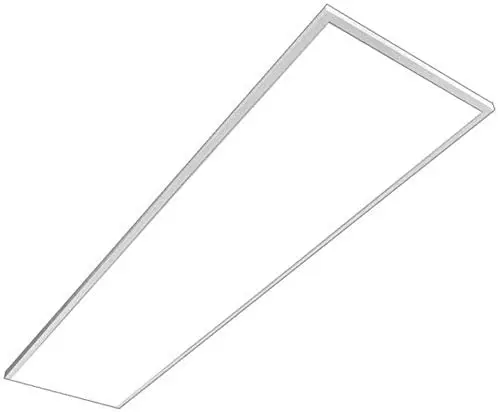 40w Surface Mount LED Panel 1200 x 300 Frame with LED Panel White Body 6500k Super Bright Daylight