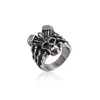 Goat Skull Ring Stainless Steel Punk Style Ring for Wholesale