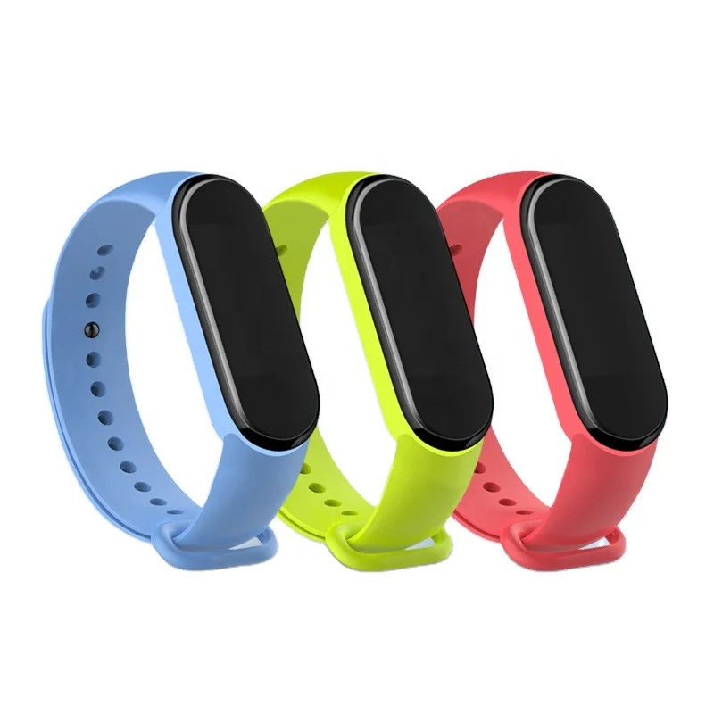 
For Xiaomi Mi 5 Band 35 Colors Hot Selling Silicone Strap Newest Listing Smart Bracelet Xiao Mi band 5 Strap 