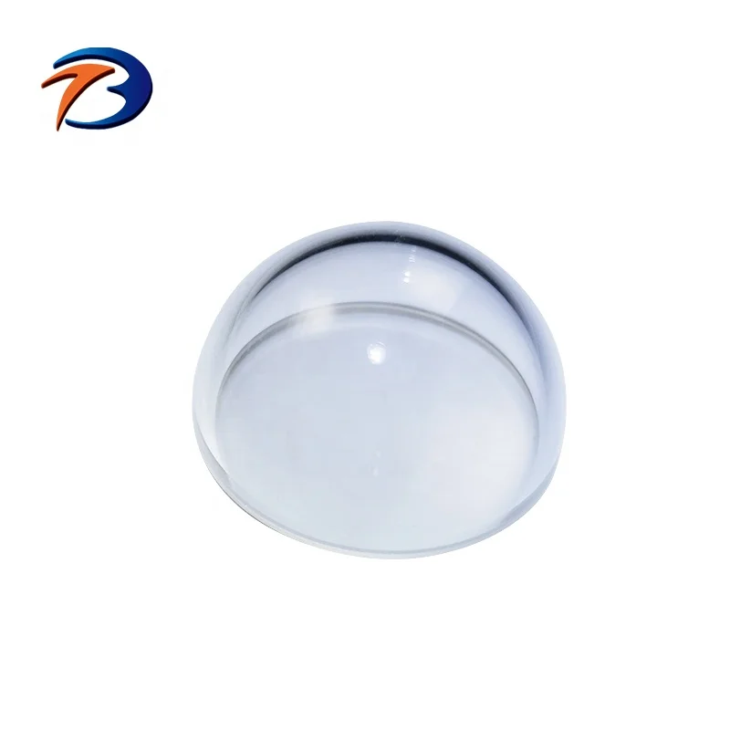 Waterproof sensor cover dome cover lens optical BK7/K9 glass dome lenses in stock