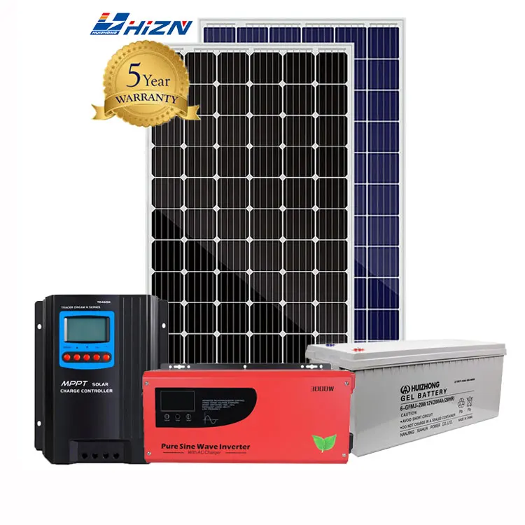Compact 1000W portable solar generator with foldable panels and LCD display
