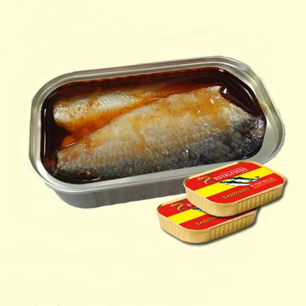 
2020 Amazon Hot Canned Fish Canned Sardines in Tomato Sauce 