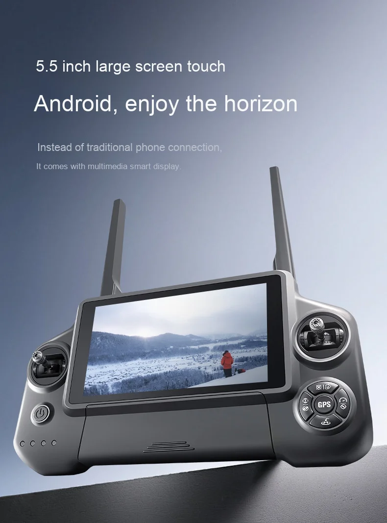A25 PRO Drone New 8K HD Aerial 3-Axis Gimbal Long Battery Life RC GPS 6km Range Drone 5.5inch Chscreen Brushless Dron VS P7MAX