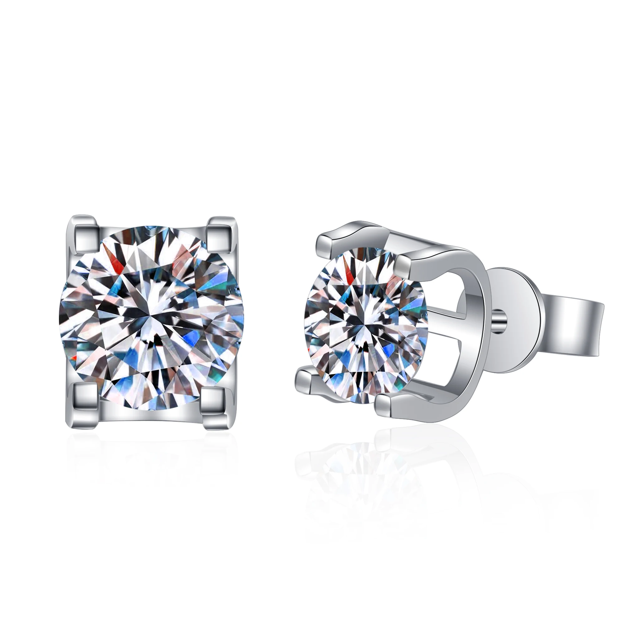 s925 diamond earrings