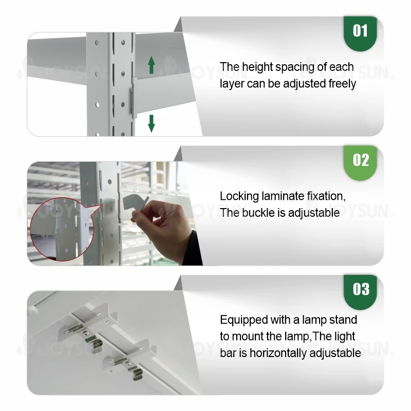 Hydroponic System Multilayer Bed Vertical Grow Rack Agricultural NFT ...