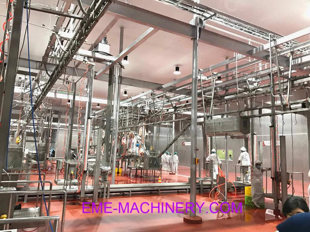 Cattle Abattoir Automatic Convey Rail For Cow Slaughter Equipment - Buy ...