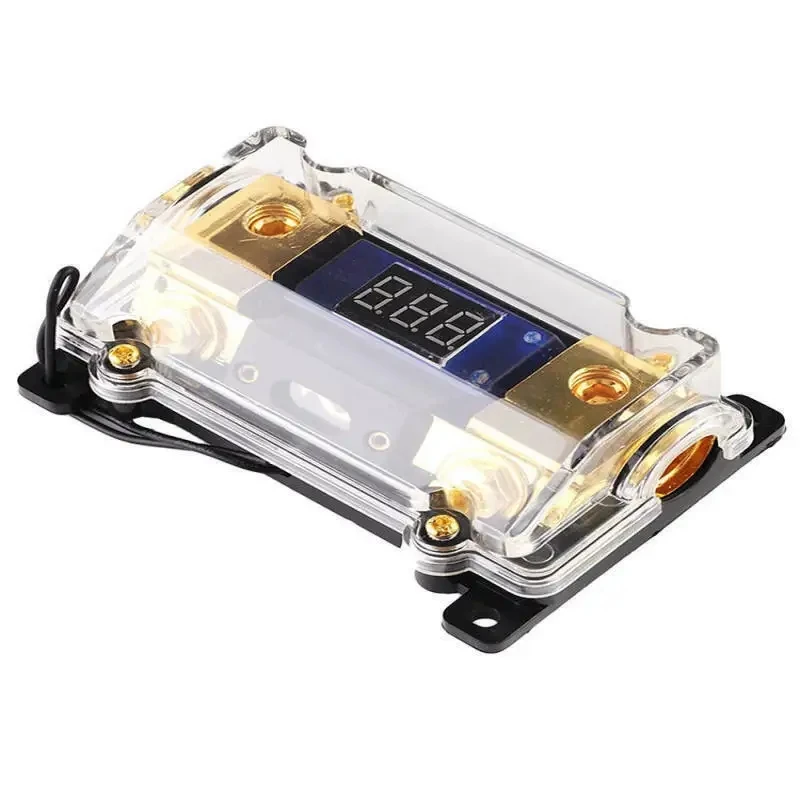 2 Way 100a Car Audio Power Fuses Holder Stereo Distribution Block With Led Display Fuse Box