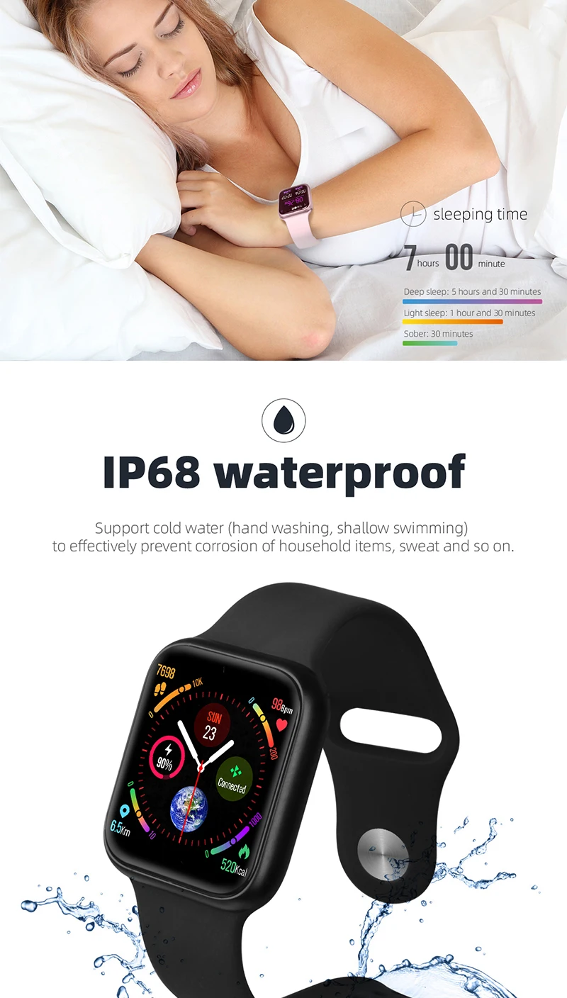 P90 Smart Watch Full Touch Screen Wireless Charging Sport Fitness Heart Rate Blood Pressure BT Bracelet Message Reminder(10).jpg