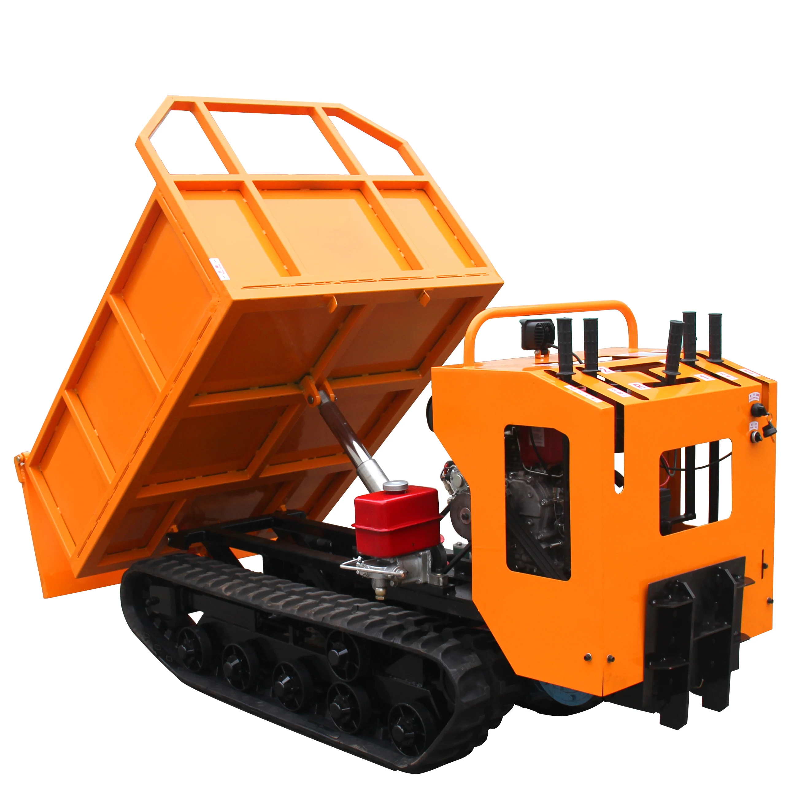 cheap diesel engine mini 1 ton crawler dumper tr