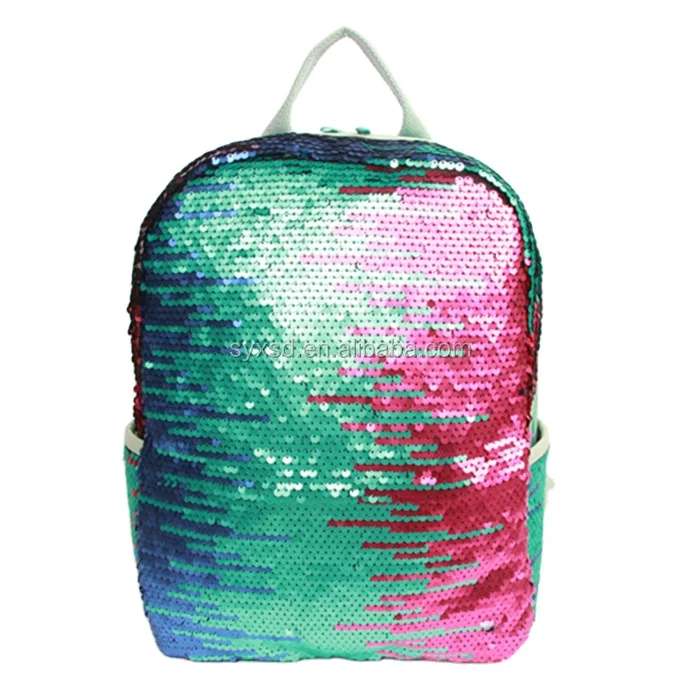 sequin rainbow backpack