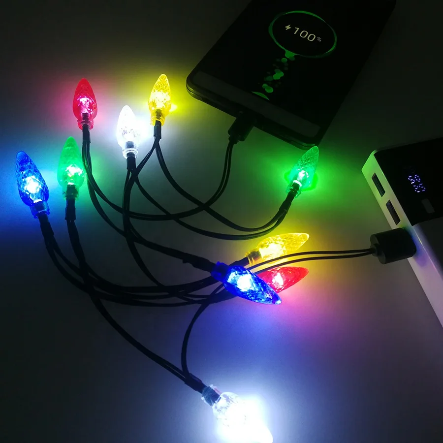New Arrival Shining Multicolor Led String Lights Fast Charging Data
