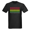 Sidiou Gruop Fashion Custom Newest Glow el Panel T- shirt LED Flash T Shirt