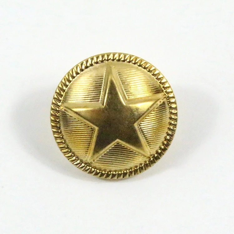 Custom Logo Gold Clothing Designer Button - Luxury Coat Buttons