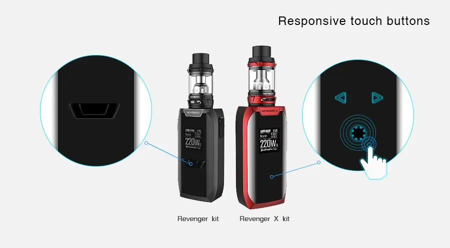 New product Vaporesso Revenger X Kit 0.96inch OLED Vaporesso Products