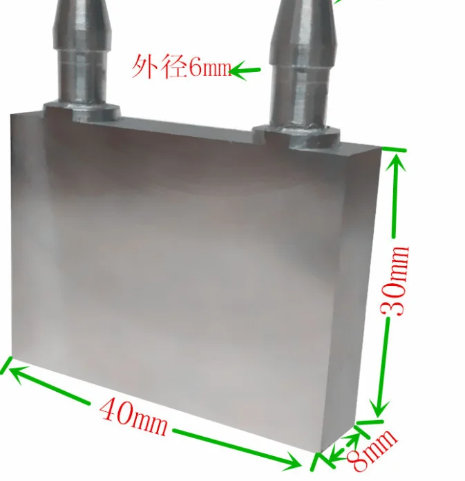 40x30x8mm Water Block/aluminum Water Cooling Block Liquid Cooling Block Radiator Buy 40x30x8mm