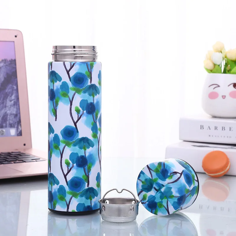 500毫升宽口密封绝缘保温瓶保温瓶双壁不锈钢真空瓶