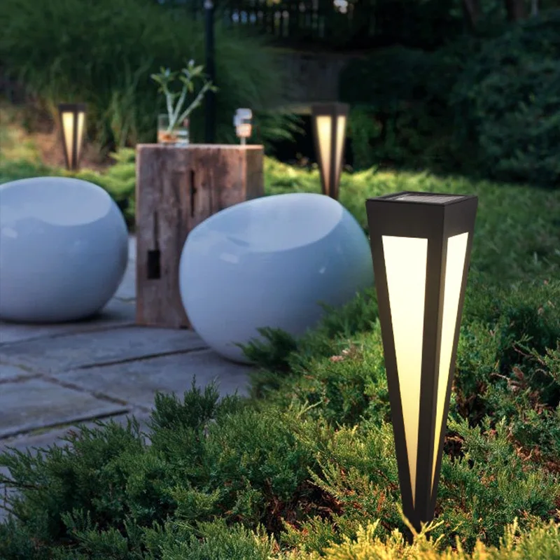 High Quality Waterproof Modern China price lawn decorative bollard pole outdoor waterproof IP65 led solar garden light
