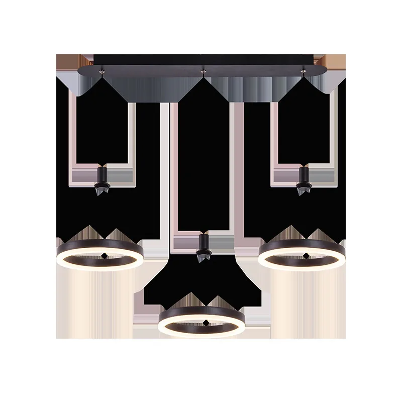 product nordic restaurant three head pendant light modern simple creative personality internet celebrity bar counter dining lighting-12