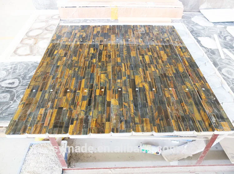 Mata Kuning Kuning Granit Dinding Desain Batu  granite Tile 