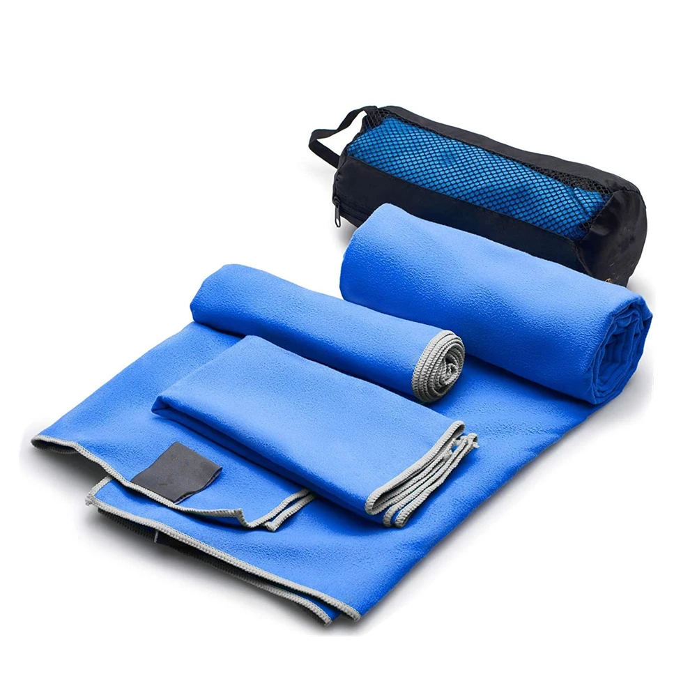 Microfiber suede yoga towel