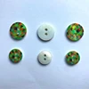 High Quality nice printing flower fancy custom colorful shell buttons