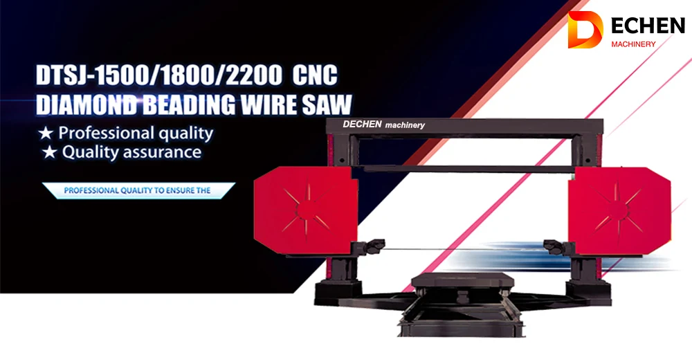 CNC precision diamond wire saw machine for granite marble stone cutting