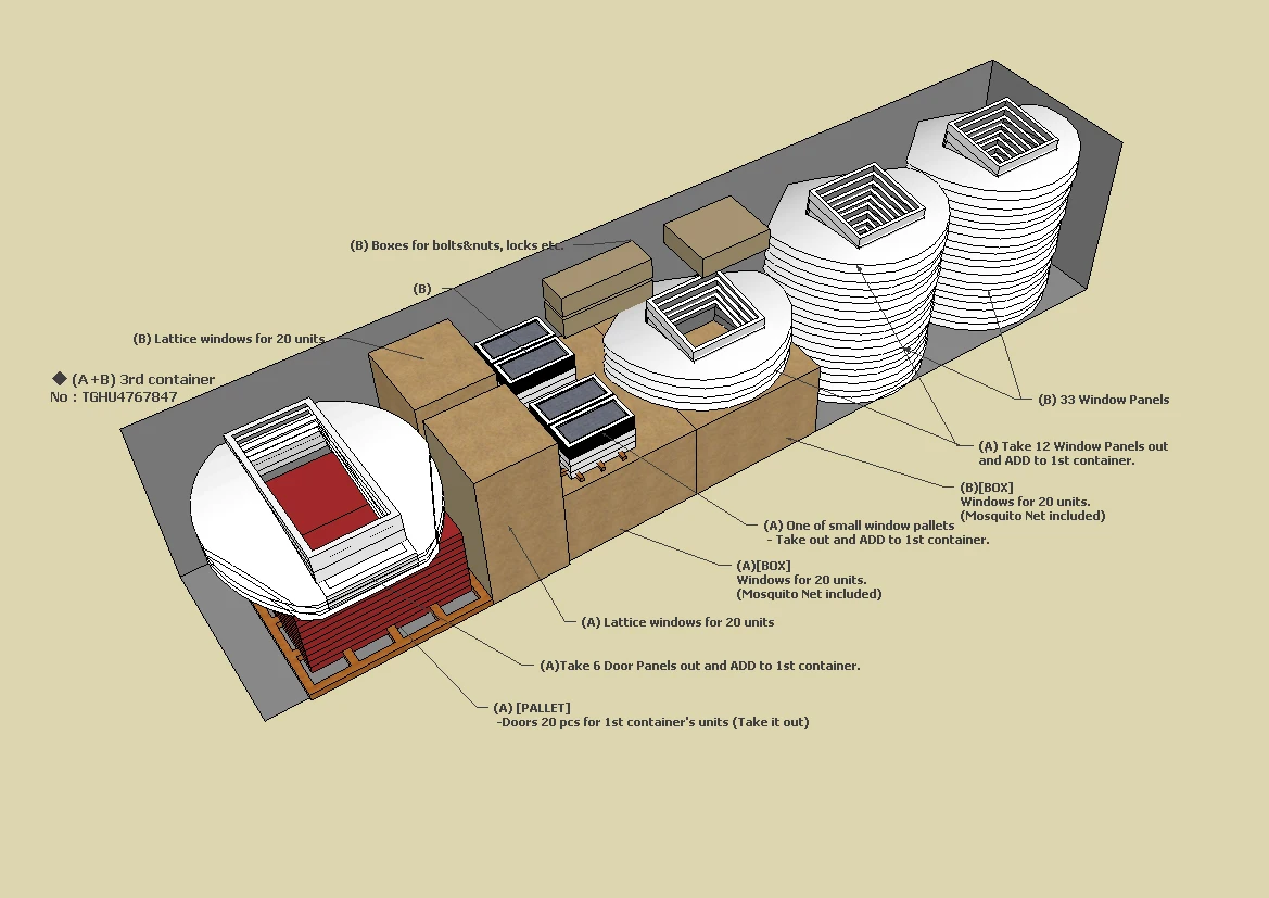 Modular Unit 4b OMNIDOME 4B Modular Prefab House Glamping Dome Camp Tent FRP ...