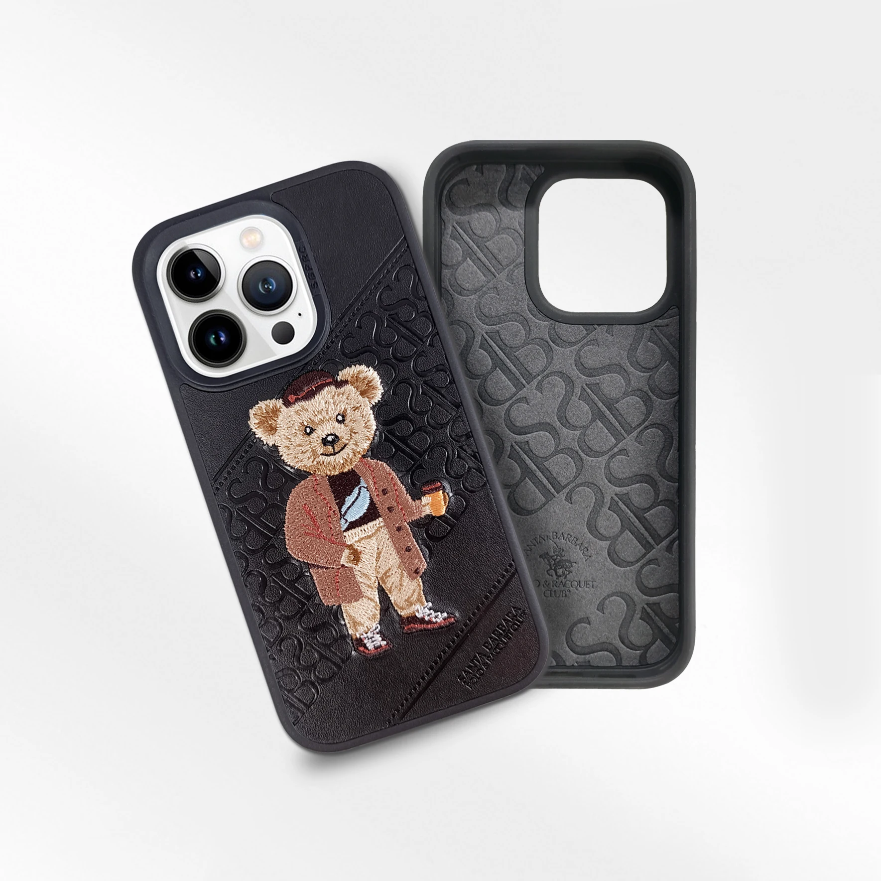 Santa Barbara POLO Bear case for iPhone 14 Pro Max Bag Cover Real Good Quality