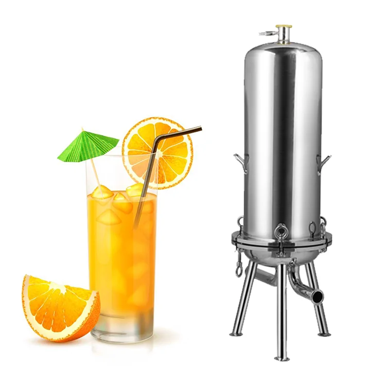 [ts Filter]industrial Juice Filtration System With Trolley 10 Inch Ss