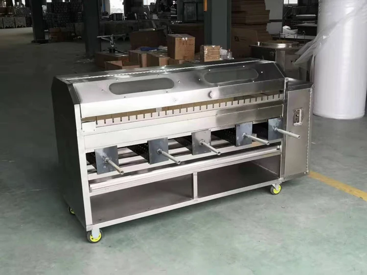 Automatic Rotate Roasted Chicken Grill Machine For Chicken Charcoal