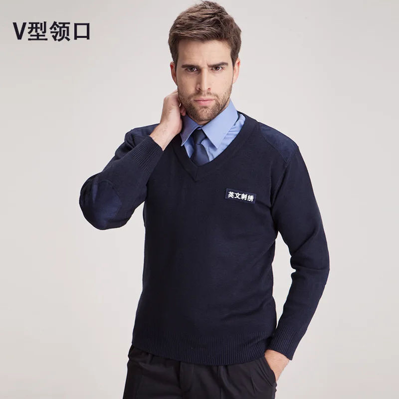 Autumn Winter Factory Price Ribbed Knitted Crew Neck Customized Sweater