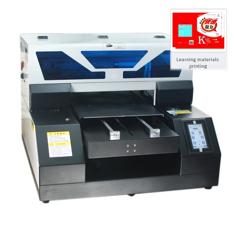 6 Colors A4 Size Uv Led Flatbed Printer For Selling The Cheapest Uv