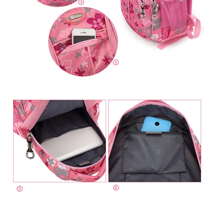 Sweet Fashion Waterproof Pupil Girls Kid School Backpack