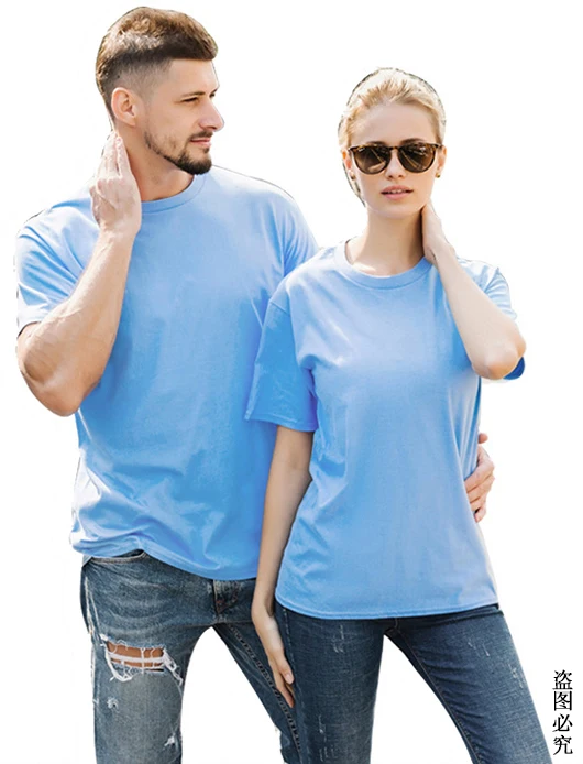 100% cotton  high quality men women unisex Customizable blank casual t shirt custom t shirt printing blank t-shirt men