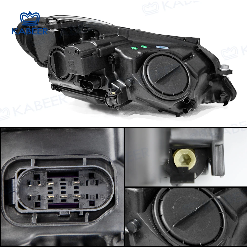 Kabeer Auto Kabeer W212 Headlight for Mercedes- Benz E-Class W212 2010-2014 Xenon ...