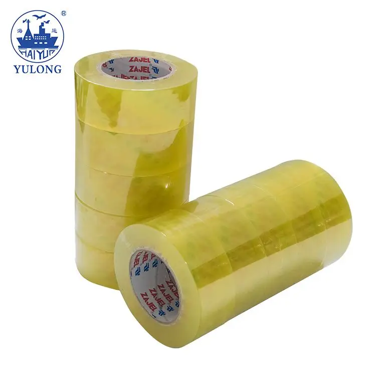 
Hot selling Clear Gum Bopp Adhesive Tape Roll For Packing Carton 