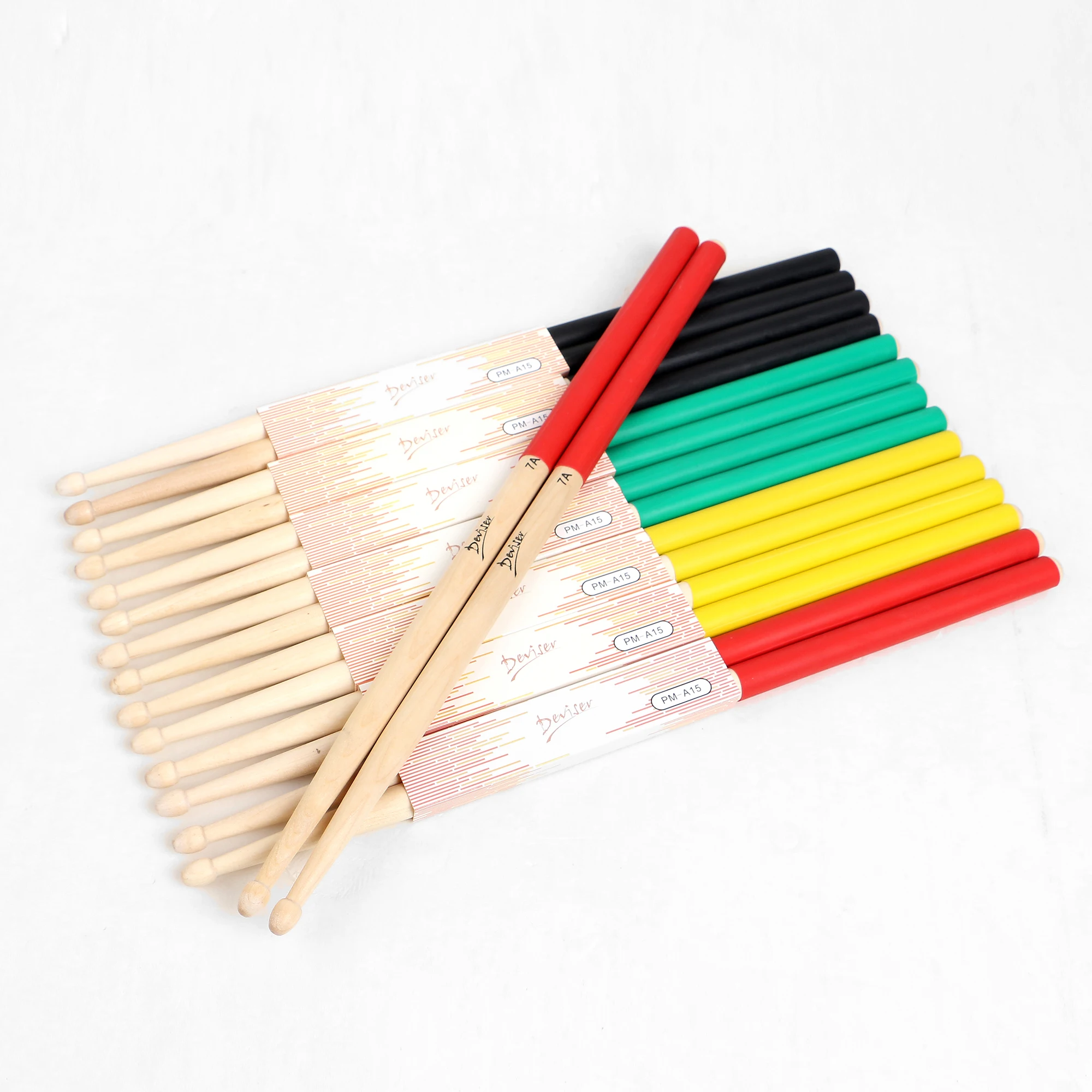High Quality Colored 5a 7a Nonslip Maple Drum Sticks For Sale Buy