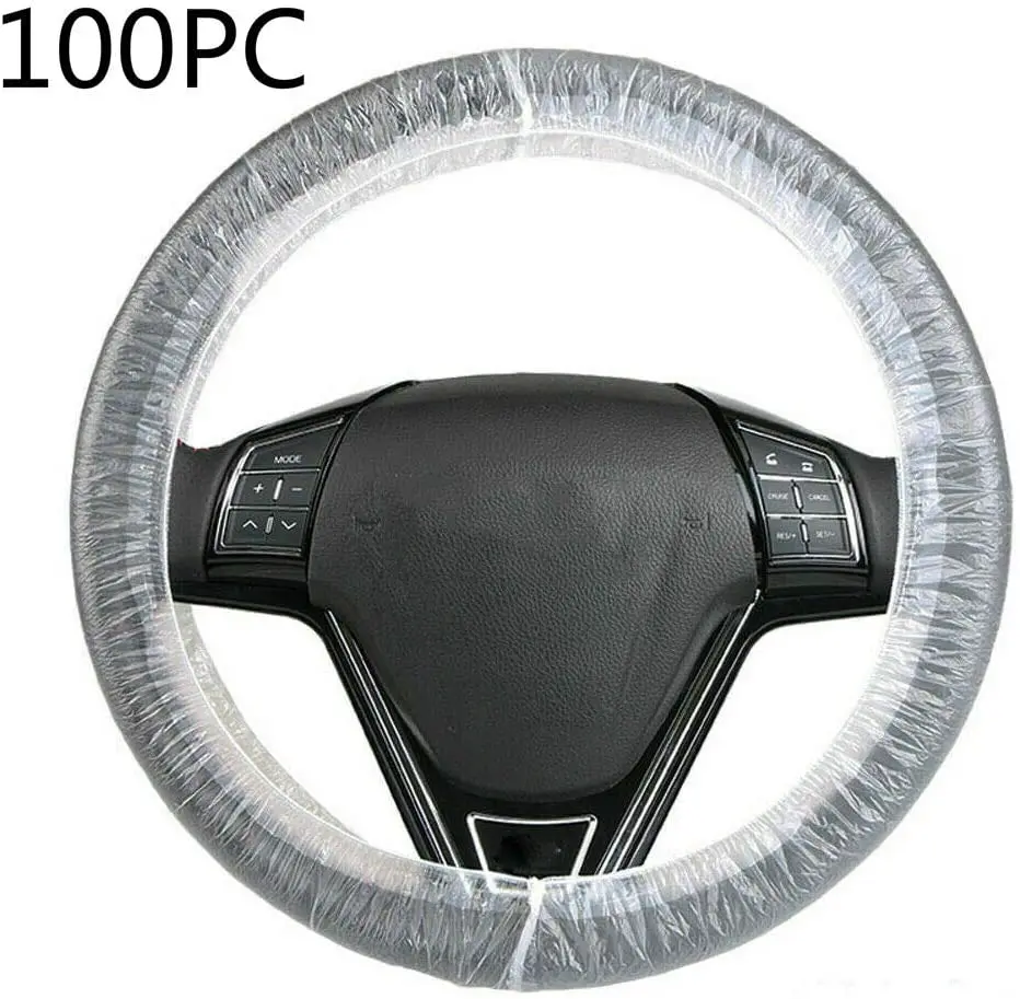 Car Steering Wheel Covers Car Sar Plastic Disposable White China Pcs