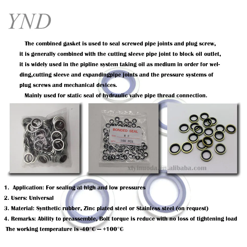 Exquisite Workmanship,Different Types Of Combination Sealing Gaskets